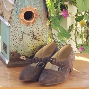 Retro Pappagallo Brown Suede 6.5 Shoes